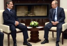 Poutine et Sarkozy en phase sur l’Afrique Nicolas Sarkozy et Vladimir Poutine