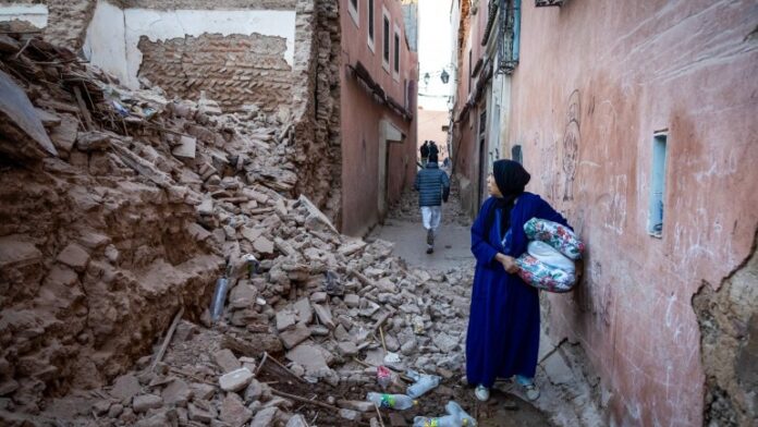 Dégâts causés par le séisme au Maroc