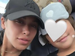 Ayem Nour et son fils