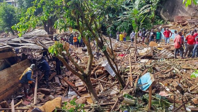 Des éboulements au Cameroun