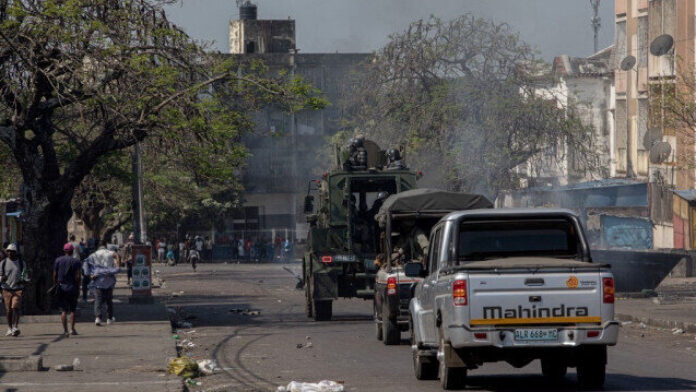 Manifestation au Mozambique