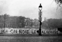 pont au dessus de la Seine 17 octobre 1961