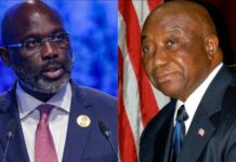 George Weah et Joseph Boakai