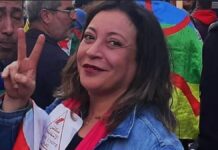 Amira Bouraoui, opposante algérienne