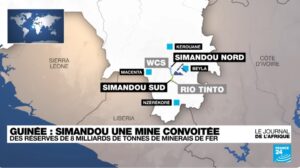 carte mine de simandou