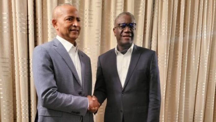 Moïse Katumbi et Denis Mukwebe