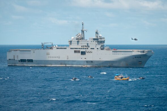 Le Mistral et le bateau de pêche