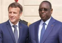 Emmanuel Macron et Macky Sall