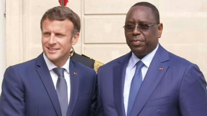 Emmanuel Macron et Macky Sall