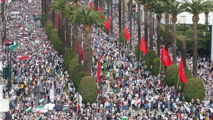 Manifestation au Maroc en soutien à Gaza