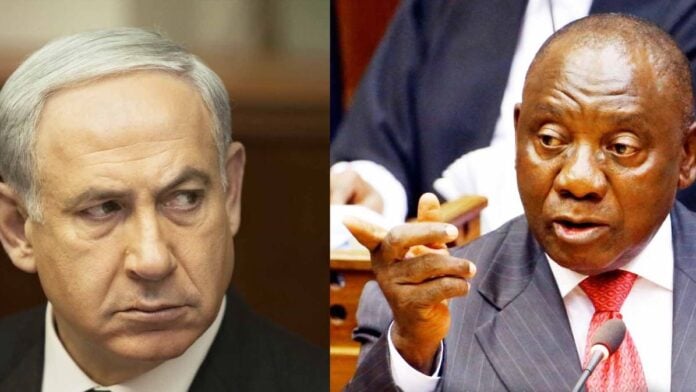 Benjamin Netanyahu et Cyril Ramaphosa