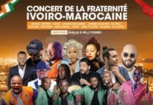 Concert de la solidarité Maroc Cote d'ivoire