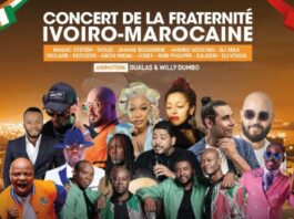 Concert de la solidarité Maroc Cote d'ivoire
