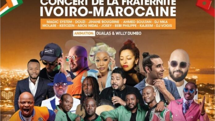 Concert de la solidarité Maroc Cote d'ivoire