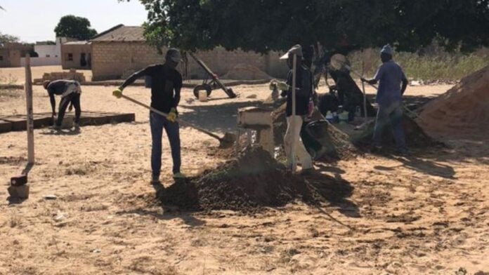 Des mouleurs au Sénégal