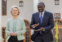 Ursula von der Leyen et William Ruto