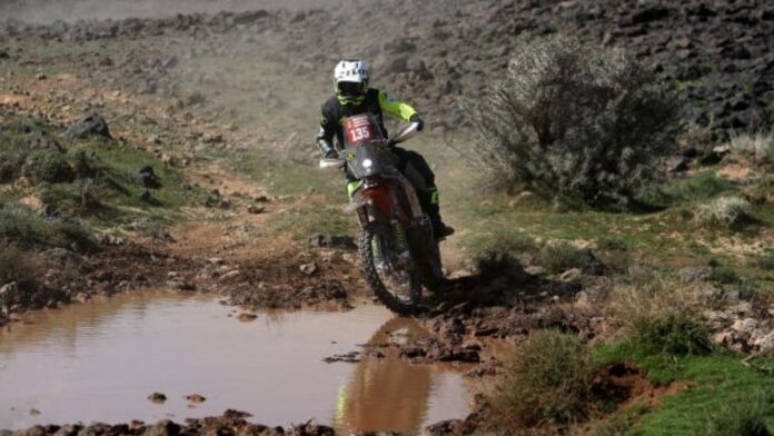 Carles Falcon lors du Dakar