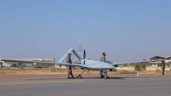 Réception de drone au Mali