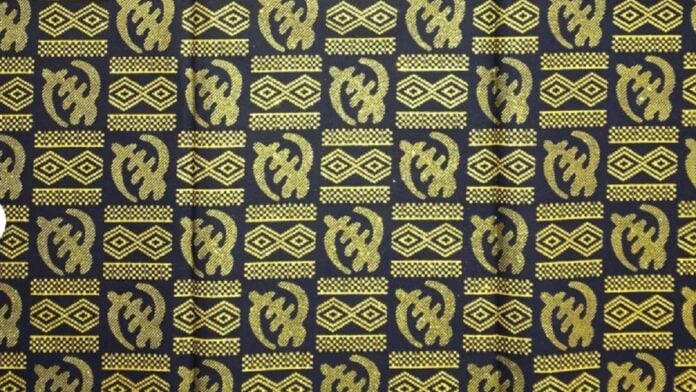 Tissu Adinkra du Ghana