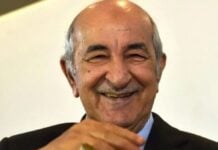 Le Président algérien, Abdelmadjid Tebboune