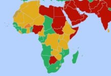 Carte de la peine de mort en Afrique 2024