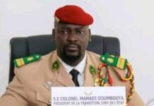 Mamady Doumbouya, président de la Transition en Guinée