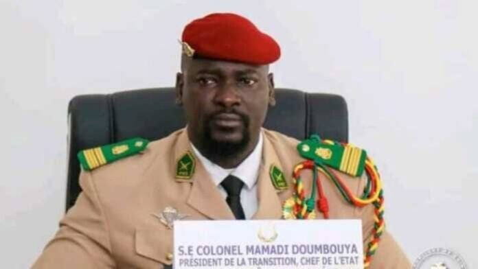 Mamady Doumbouya, président de la Transition en Guinée