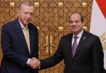 Recep Tayyip Erdogan et Abdel Fattah al-Sissi