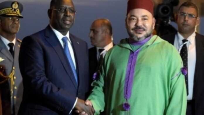 Le Président du Sénégal, Macky Sall, et le roi du Maroc, Mohammed VI