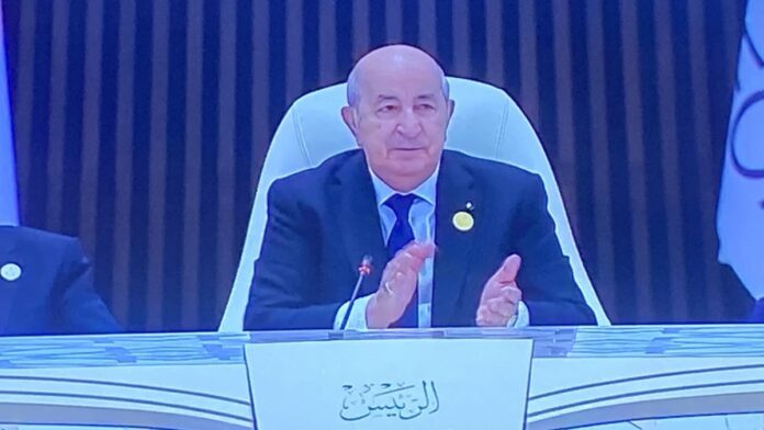 Le Président algérien, Abdelmadjid Tebboune au sommet du GECF