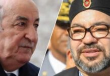 Abdelmadjid Tebboune et Mohammed VI