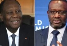Alassane Ouattara et Tidjane Thiam