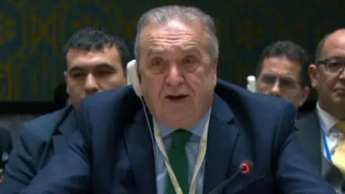 Amar Bendjama au Conseil de Sécurité de l'ONU