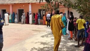 Un centre de vote au Sénégal