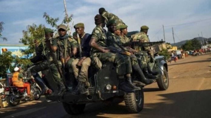 Des soldats congolais