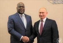RDC : quand Tshisekedi fait les yeux doux à la Russie de Poutine