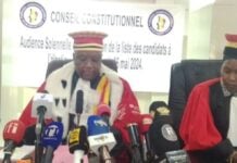 Les membres du Conseil constitutionnel du Tchad