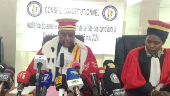 Les membres du Conseil constitutionnel du Tchad