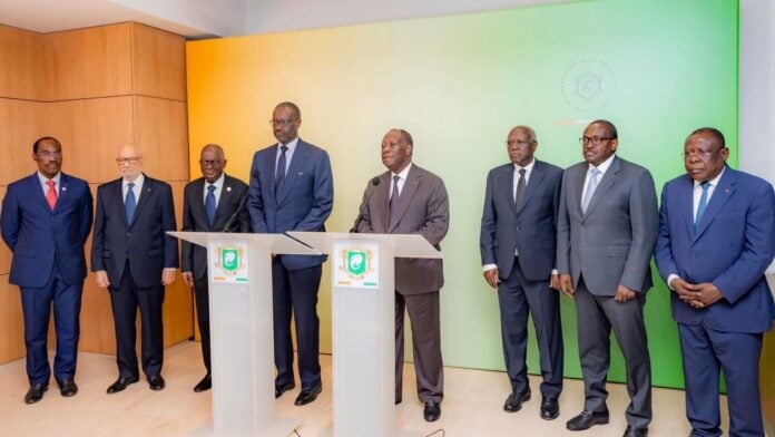 Rencontre Alassane Ouattara et Tidjane Thiam