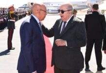 Ould Ghazouani et Abdelmadjid Tebboune