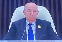 Le Président algérien, Abdelmadjid Tebboune