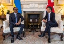 The Prime Minister Rishi Sunak welcomes the President of Rwanda Paul Kagame Picture by Simon Walker