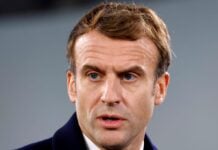 Le Président français, Emmanuel Macron