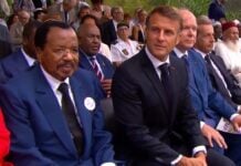Commémoration du 80e anniversaire du 15 aout 1944 Paul Biya et Emmanuel Macron