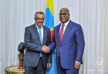 Mpox : le directeur général de l’OMS promet des vaccins en urgence à la RDC Félix Tshisekedi et Tedros Adhanom Ghebreyesus