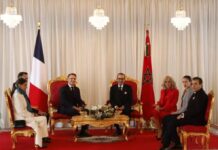 Emmanuel Macron reçu au Maroc par Mohammed VI