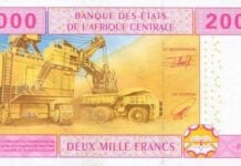 2000 F CFA Afrique centrale