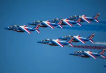 Alphajets de la patrouille de France