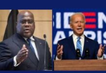Felix Tshisékédi et Joe Biden