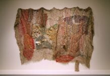 El Anatsui Nukae-1, 2006, Aluminum and copper wire